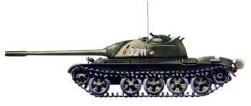 Силуэт танка Т-54