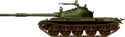 Силуэт танка Т-62
