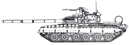 Чертеж танка Т-80УД