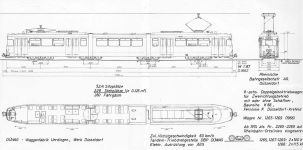 Чертеж Duewag K66
