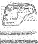 Расположение оборудования в кабине РВЗ-6М