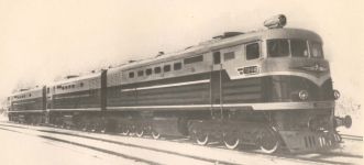 Первый трехсекционный ТЭЗ, выпущенный Харьковским заводом в 1956 г.